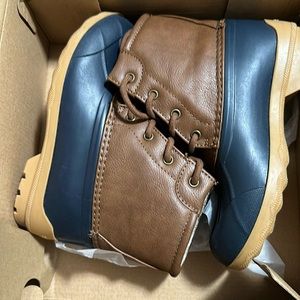 Port boot tan / navy